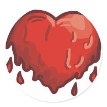 melting heart stickers by doonidesigns melting heart stickers