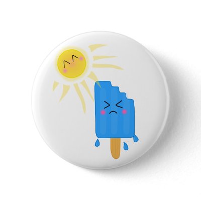 melting ice cream pinback buttons by sugarcakesstore