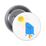 melting ice cream pinback buttons