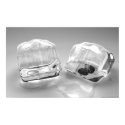 Melting ice cubes posters