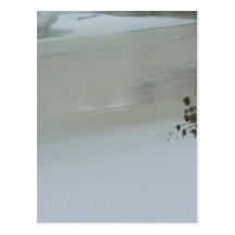 Melting Ice On Water Postcards