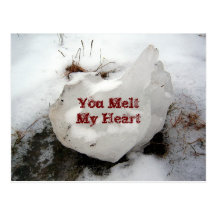 Melting Ice Postcard