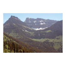Melting Mountain Snow Poster