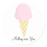 Melting over You - Ice Cream stickers