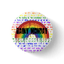 Melting Rainbows Button
