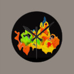 Melting rubber toys clocks. wall clocks