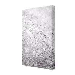 Melting Snow wrapped canvas