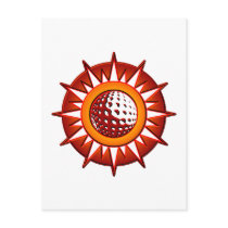 Melting Sun Post Card