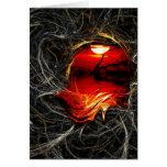Melting Sunset Fractal Card Melting Sunset Fractal Card