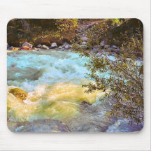 Meltwater river mouse pad