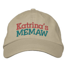 Memaw ... ; ) embroidered baseball caps
