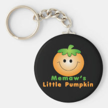 Memaw Little Pumpkin Keychain