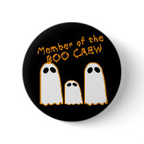 Member of the BOO CREW Funny Ghost Design Pins