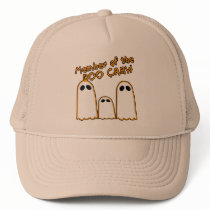 Member of the BOO CREW Funny Ghost Design Hats