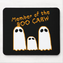 Member of the BOO CREW Funny Ghost Design Mousepads