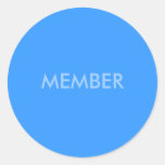MEMBER ROUND STICKER