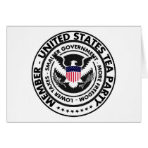 Member: United States Tea Party Card