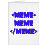 Meme Greeting Card