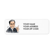 Meme Romney Return Address Labels
