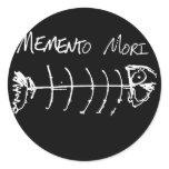 Memento Mori Round Sticker
