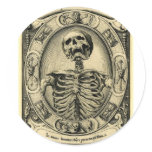 Memento Mori Round Sticker