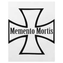 memento mortis cross icon flyers