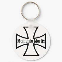 memento mortis cross icon keychains