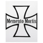 memento mortis cross icon custom letterhead