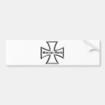memento mortis double cross icon bumper stickers