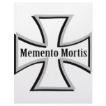 memento mortis double cross icon personalized letterhead