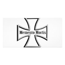 memento mortis double cross icon photo greeting card