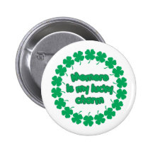 Memere is My Lucky Charm Pins