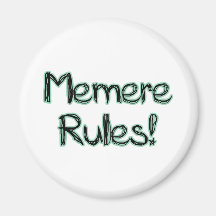 Memere Rules! Magnet