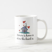 Memere's Home is Where the Heart is Mugs