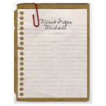 Memo From... Custom Letterhead Stationery