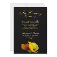 Memorial / Announcement invitation