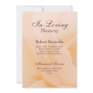 Memorial / Announcement invitation