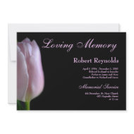 Memorial / Announcement invitation