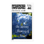 Memorial Blue Hydrangea Stamps