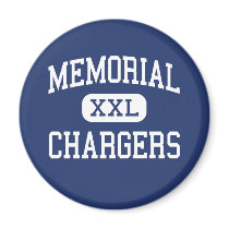 Memorial - Chargers - High School - Tulsa Oklahoma magnets