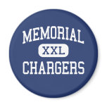 Memorial - Chargers - High School - Tulsa Oklahoma Refrigerator Magnets