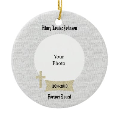 Memorial Christmas Ornament