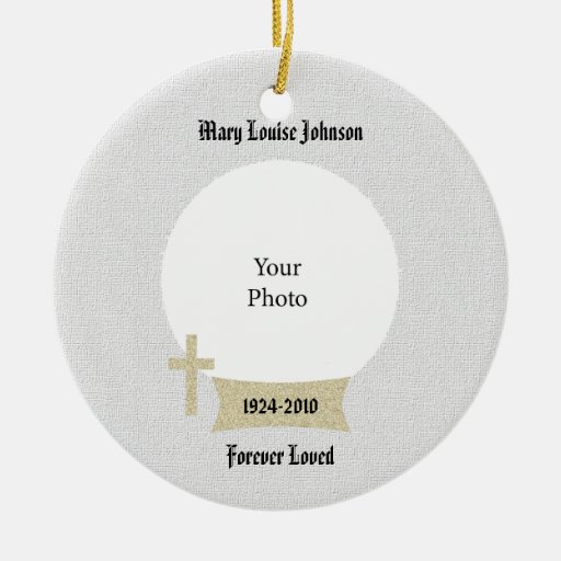 memorial christmas ornament zazzle memorial christmas ornament zazzle