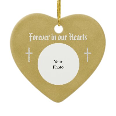 Memorial Christmas Ornament - Heart