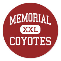 Memorial - Coyotes - Middle School - Mission Texas stickers