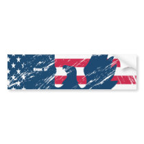 Memorial Day art Bumper Stickers