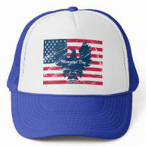 Memorial Day art Mesh Hats