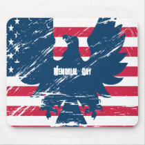 Memorial Day art Mouse Pads