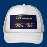 Memorial Day Gulf War  Vet  Trucker's Hat hats