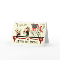 Memorial Day Honor the brave Card